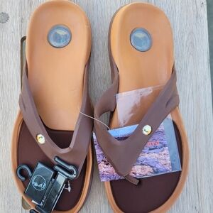 Men's Hawaiian Jellys Slide Flip Flop Thong Flat Sandals Sz 13